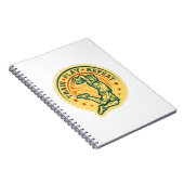Basketball Slam Dunk Design Notitieboek (Rechterzijde)