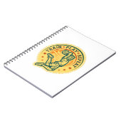 Basketball Slam Dunk Design Notitieboek (Linkerzijde)