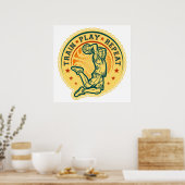 Basketball Slam Dunk  Design Poster (Keuken)