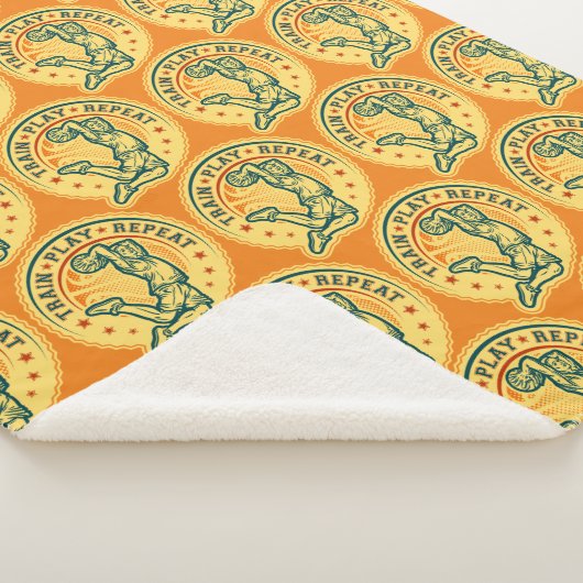 Basketball Slam Dunk  Design Sherpa Deken (3/4)