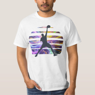 Basketball Slam Dunk Silhouette   Zonsondergang gl T-shirt