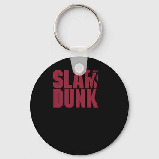 Basketball Slam Dunk Sleutelhanger (Voorkant)