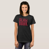 Basketball Slam Dunk T-shirt (Voorkant volledig)