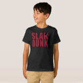 Basketball Slam Dunk T-shirt (Voorkant volledig)