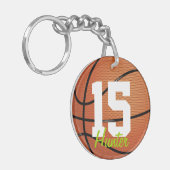 Basketball Sleutelhanger (Voorkant Links)