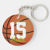 Basketball Sleutelhanger (Achterkant)