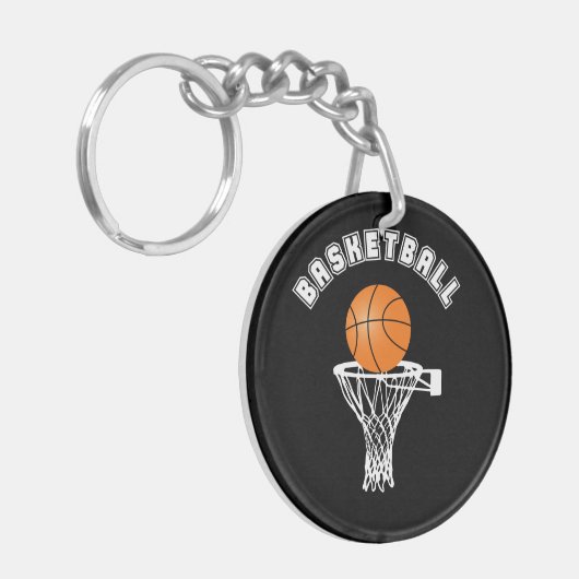 Basketball Sleutelhanger (Voorkant Links)