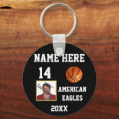 Basketball Sleutelhangers Foto (Voorkant)