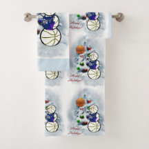 Basketball Snowman Kerstmis