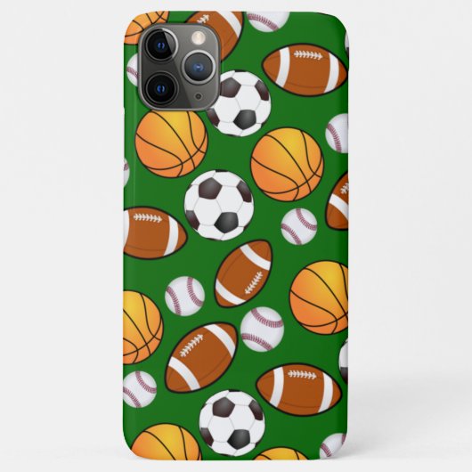 Basketball Soccer football Baseball Sportthema Case-Mate iPhone Case (Achterkant)