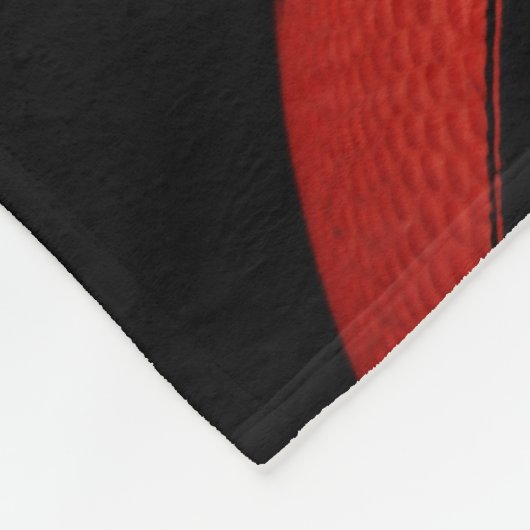 Basketball Speciaal gepersonaliseerd met naam deke Fleece Deken (Hoek)