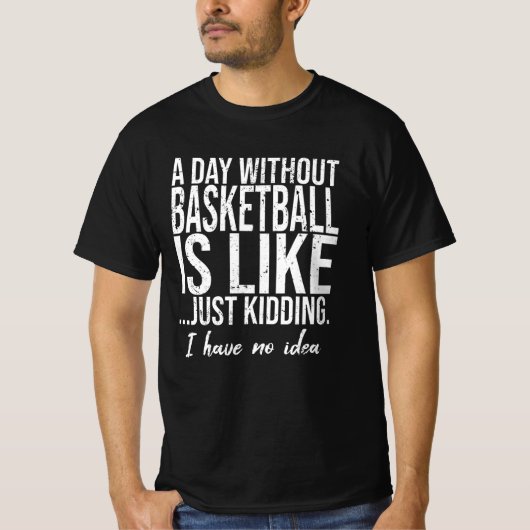 Basketball speelbal t-shirt (Voorkant)