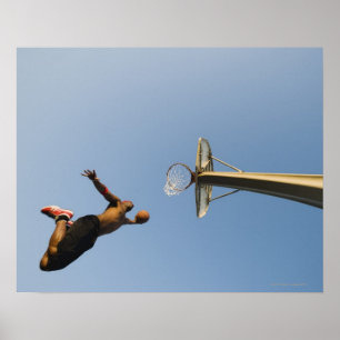 Basketball speler 2 poster