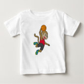 Basketball-speler Basketball (Voorkant)