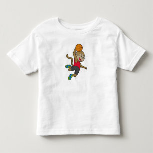 Basketball-speler Basketball Kinder Shirts
