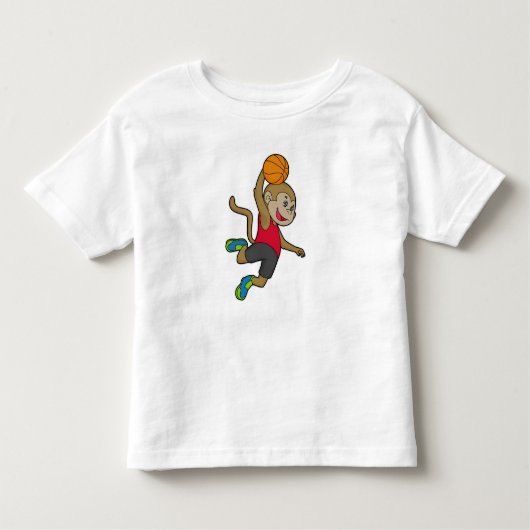 Basketball-speler Basketball Kinder Shirts (Voorkant)