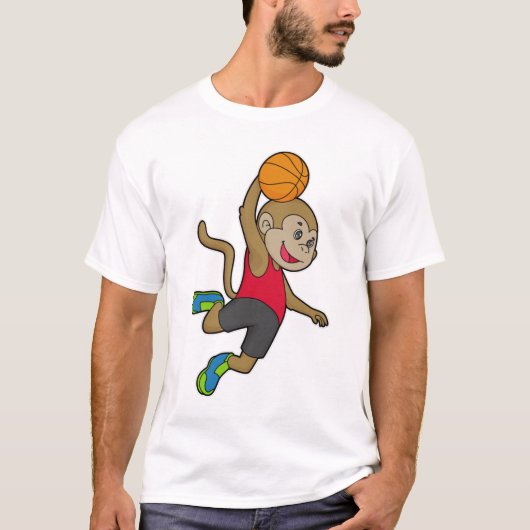 Basketball-speler Basketball T-shirt (Voorkant)