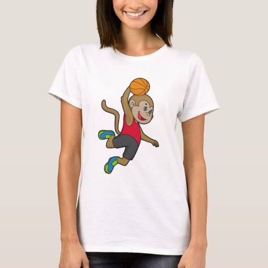Basketball-speler Basketball T-shirt (Voorkant)