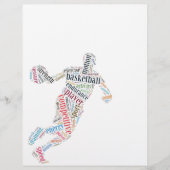 Basketball-speler Flyer (Voorkant)