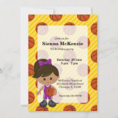 Basketball-speler Kaart (Voorkant)