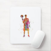 Basketball-speler Muismat (Met muis)
