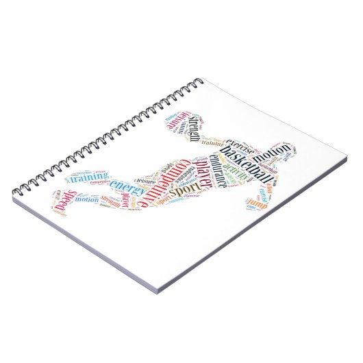 Basketball-speler Notitieboek (Linkerzijde)