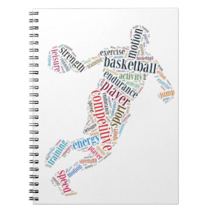 Basketball-speler Notitieboek