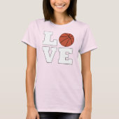 Basketball-speler of -coach, voor dames t-shirt (Voorkant)