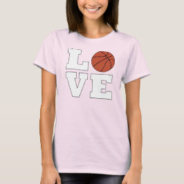 Basketball-speler of -coach, voor dames t-shirt