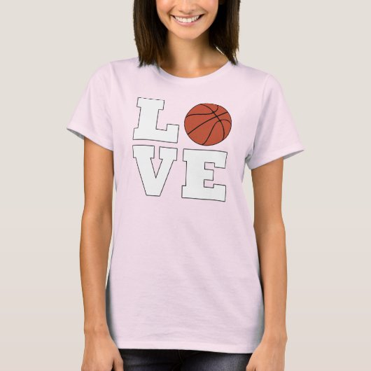 Basketball-speler of -coach, voor dames t-shirt (Voorkant)