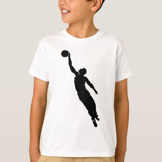 Basketball-speler T-shirt (Voorkant)