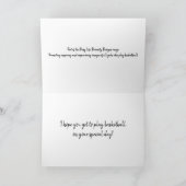 Basketball-speler voor jonge meisjes kaart (Binnen)