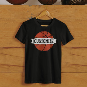 Basketball-spelers & touringcars - Aangepaste team T-shirt