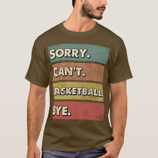 Basketball-spelles Perfect cadeau T-shirt