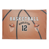 Basketball Sport Ball Design Kussensloop (Achterkant)