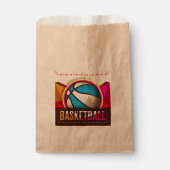 Basketball Sport Ball Game Cool Abstract Bedankzakje (Voorkant)