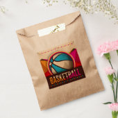 Basketball Sport Ball Game Cool Abstract Bedankzakje (Gezegeld)