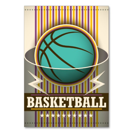 Basketball Sport Ball Game Cool Kaart (Achterkant)