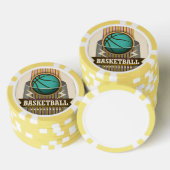Basketball Sport Ball Game Cool Poker Chips (Opstapeling)