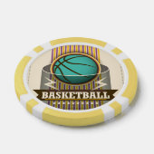 Basketball Sport Ball Game Cool Poker Chips (Enkel)