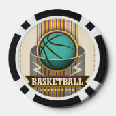 Basketball Sport Ball Game Cool Poker Chips (Achterkant)