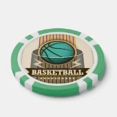 Basketball Sport Ball Game Cool Poker Chips (Enkel)