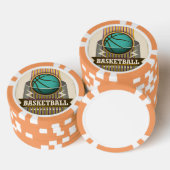 Basketball Sport Ball Game Cool Poker Chips (Opstapeling)