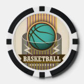 Basketball Sport Ball Game Cool Pokerchips (Voorkant)