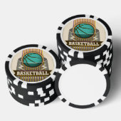 Basketball Sport Ball Game Cool Pokerchips (Opstapeling)