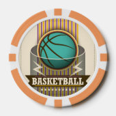 Basketball Sport Ball Game Cool Pokerchips (Voorkant)