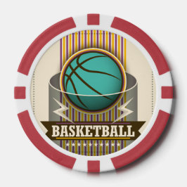 Basketball Sport Ball Game Cool Pokerchips