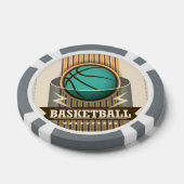 Basketball Sport Ball Game Cool Pokerchips (Enkel)
