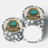 Basketball Sport Ball Game Cool Pokerchips (Opstapeling)