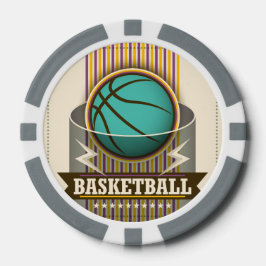 Basketball Sport Ball Game Cool Pokerchips